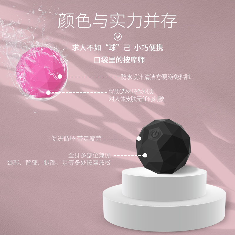 3D電動離子筋膜球